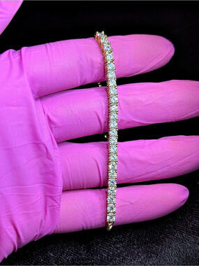 3.6mm AAA CZ Adjustable Tennis Bracelet | Gold Filled